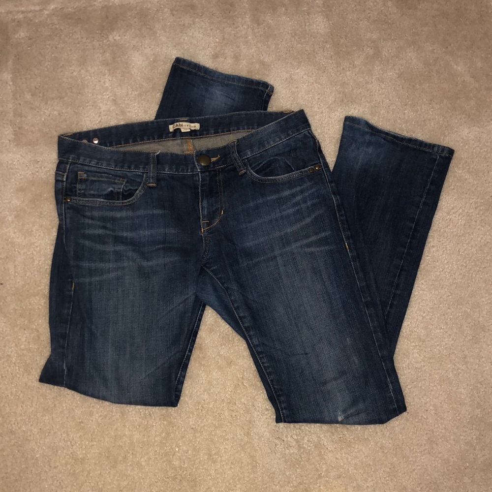 CAbi straight leg jeans